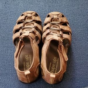 Womens, sketcher rocker-bottoms hiking sandals